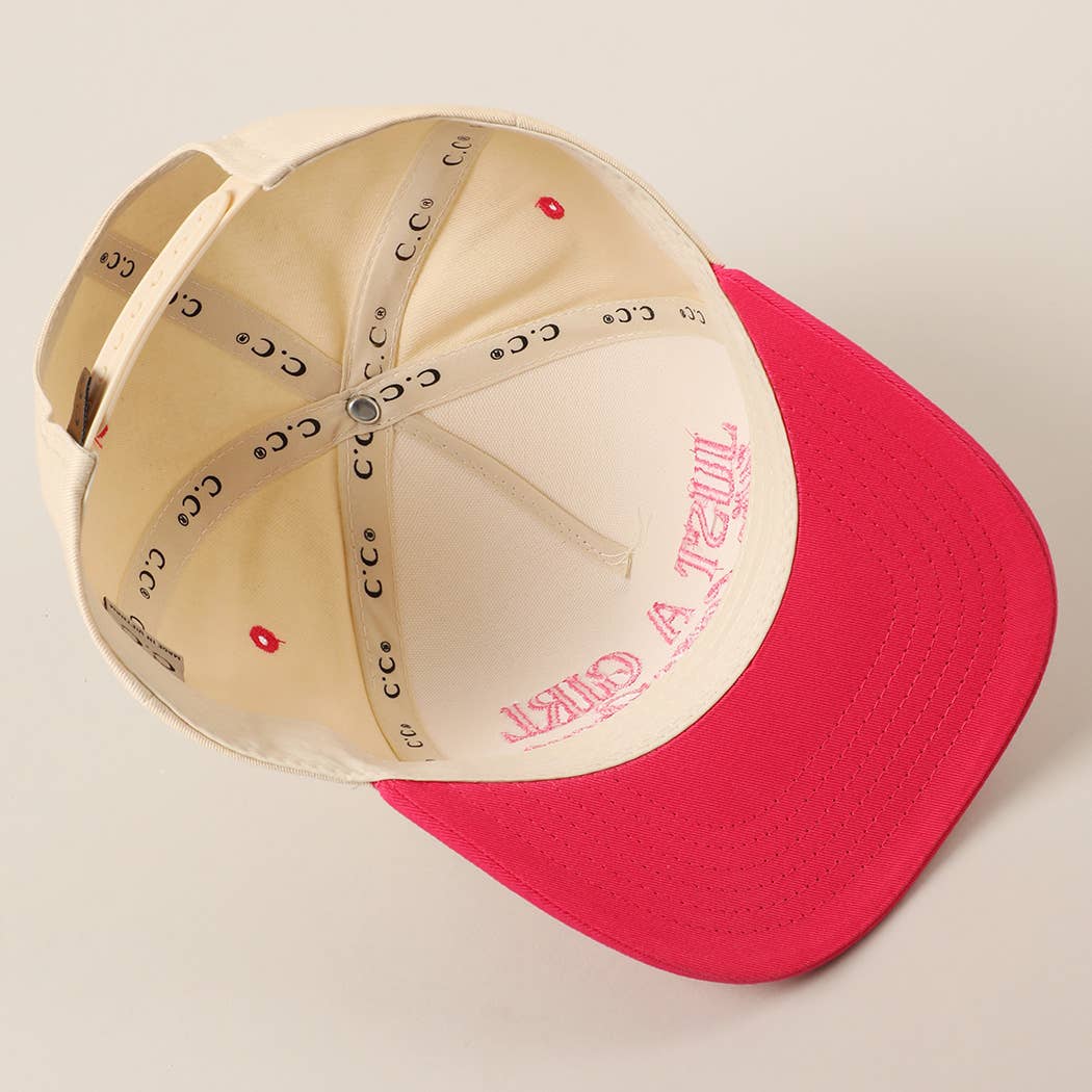 Fashion City - Just A Girl Who Loves Jesus Embroidery Trucker Hat