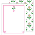 Flat Notecard Set of 10 | Pink Daisy