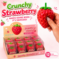 GS Wholesale (Formerly Known as Gypsy Soul) - Crunchy Strawberry ASMR Crunch Squishy Stress Toy