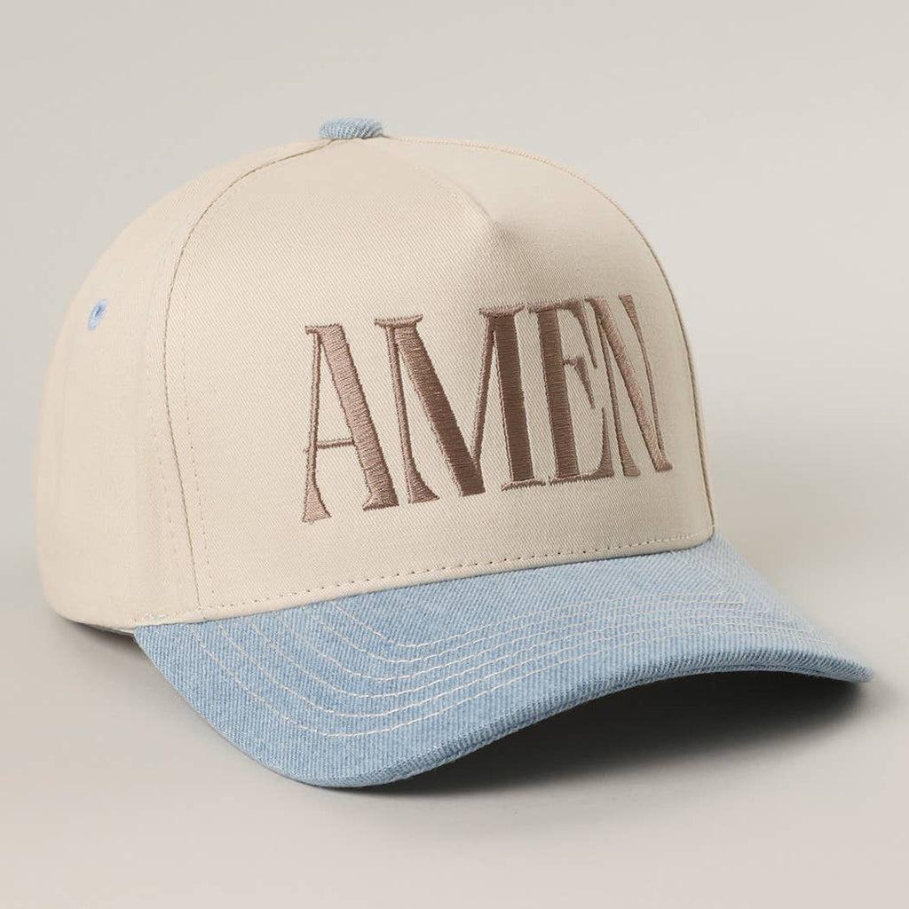 Fashion City - AMEN Embroidery Two-Tone Trucker Hat