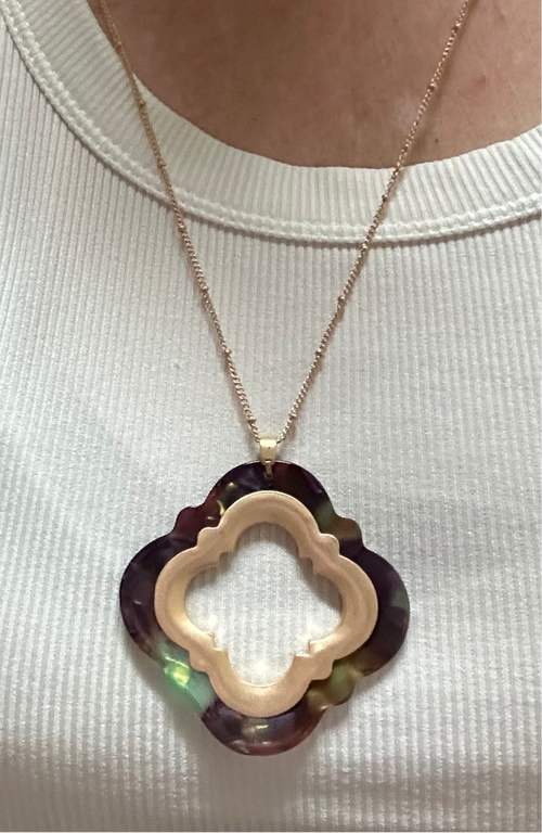 Acrylic Charm Necklace