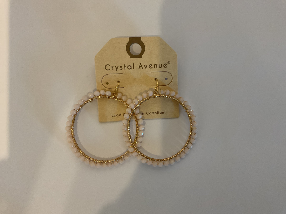 Bead Crystal Avenue Earrings