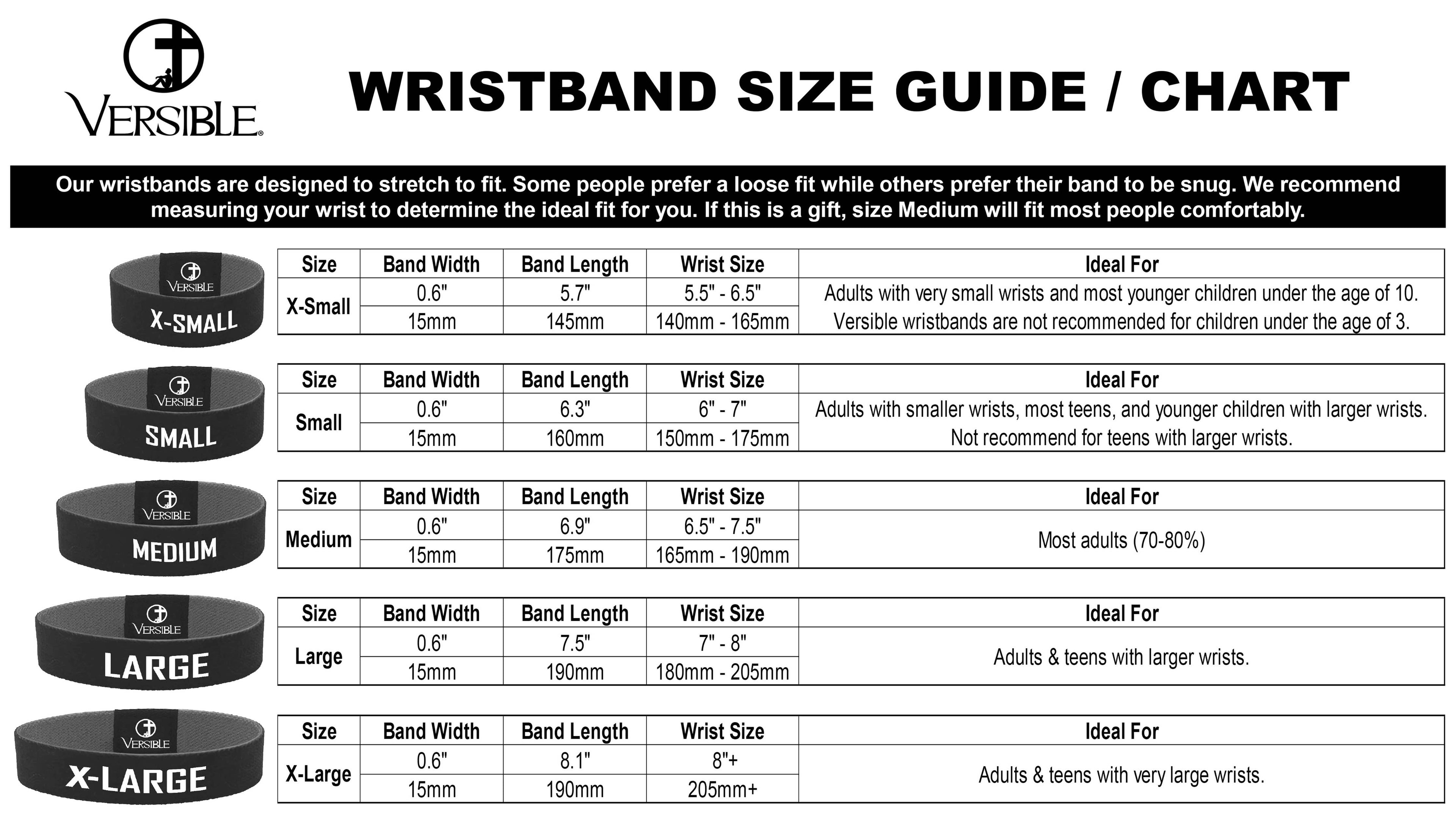 Versible - Tap To Pray® Wristband – Symbols of Faith - Navy