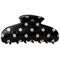 Girlie Girl Originals - LULU MAC HAIR CLIPS Black/White Dot