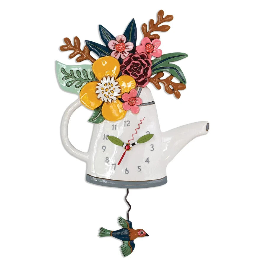 Blossoms Fleurs Clock