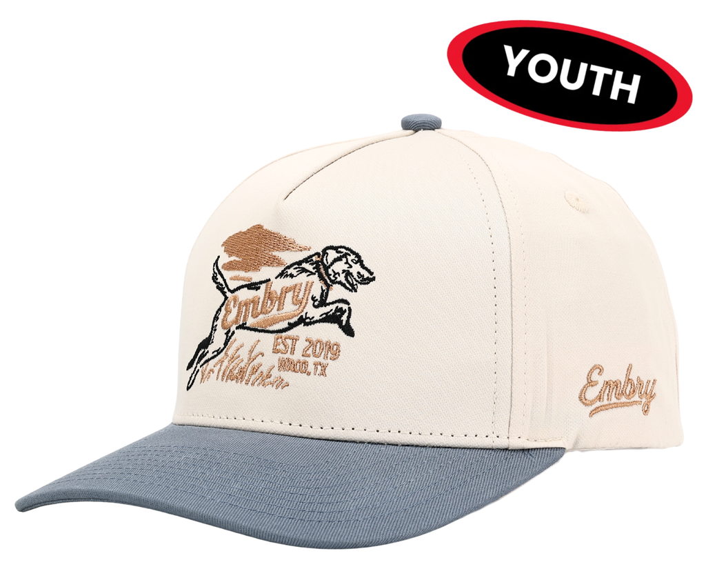 Embry Outdoors - Youth Cream/Blue - Retriever