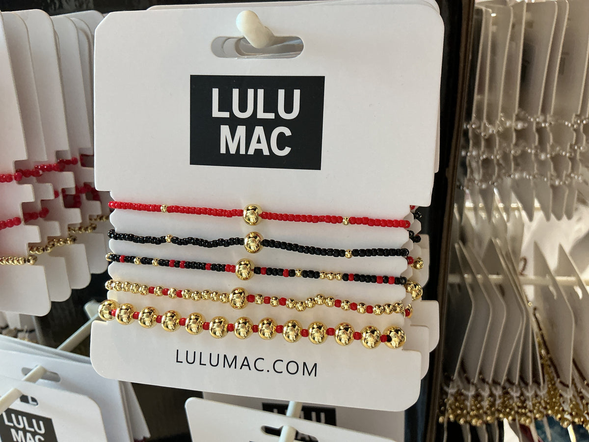 Lulu Mac Colored Bracelets Gold