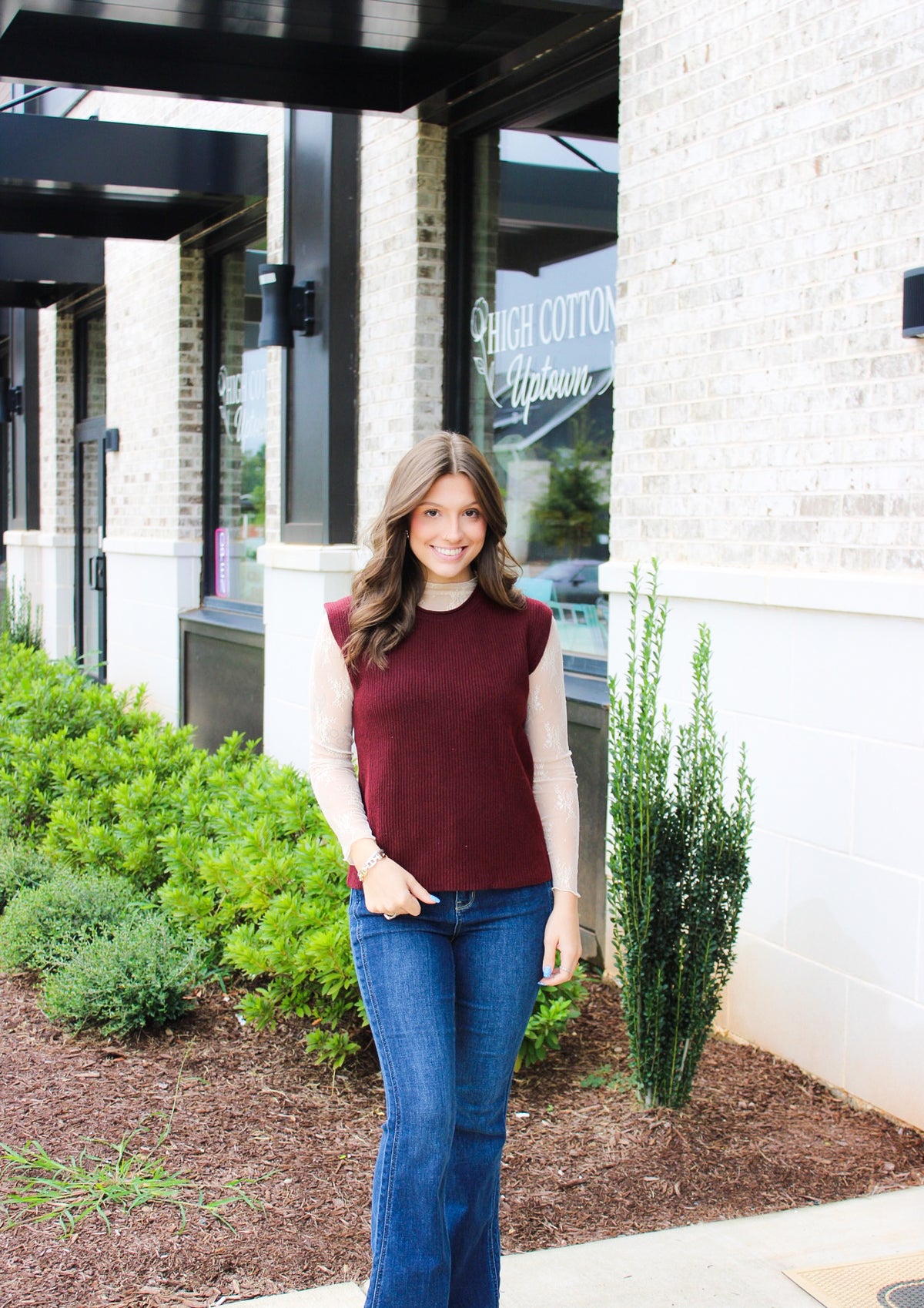 RAW MOCK NECK DOLMAN SLEEVE SWEATER KNIT TOP