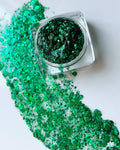 Nola Glitter Goddess - Dark Green Alligator Festival Face and Body Glitter