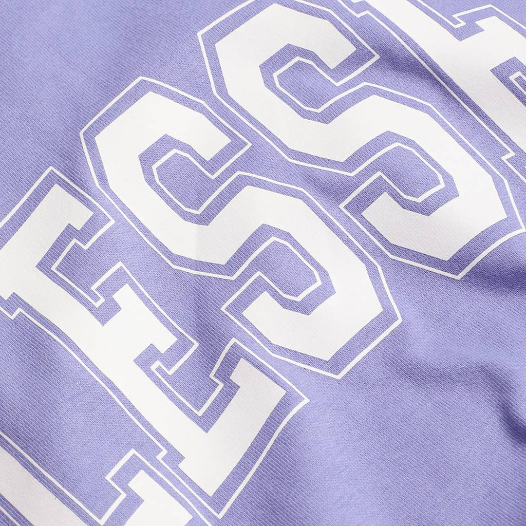 Fashion City - BLESSED Varsity-Style Heavy Cotton Graphic T-Shirt