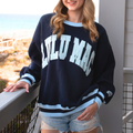 Social Society Navy/Light Blue Stitch