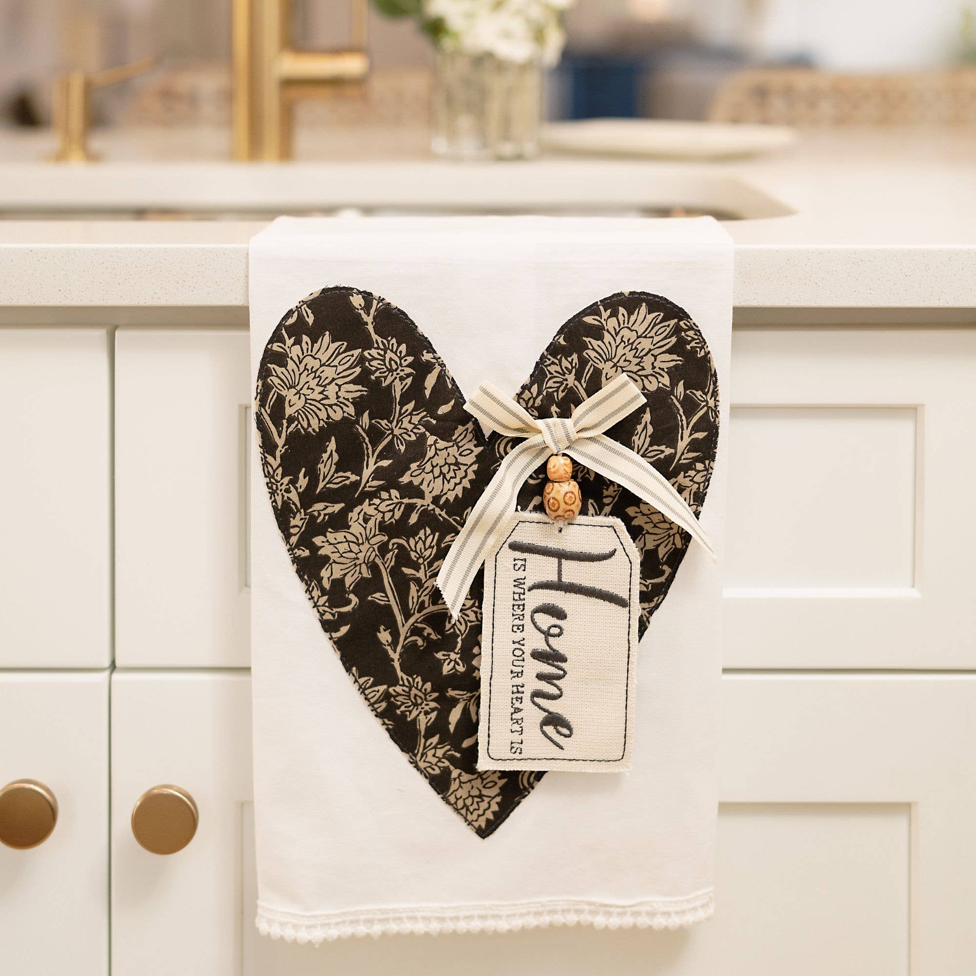 Glory Haus - Home is Where Your Heart is Tea Towel  - Valentine's
