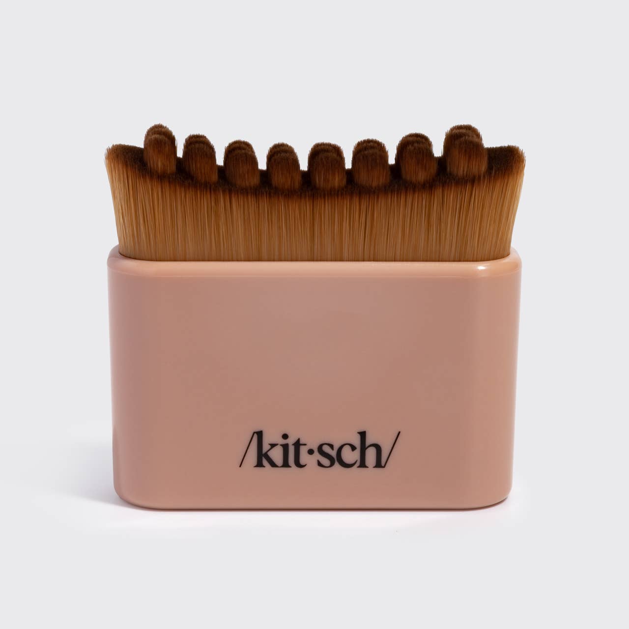 KITSCH - Lymphatic Contour Face Brush - Terracotta