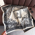 Sheer Trend - Fashion Print Square Scarf