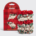 KITSCH - Holiday Ruched Satin Scrunchies 7pc Set