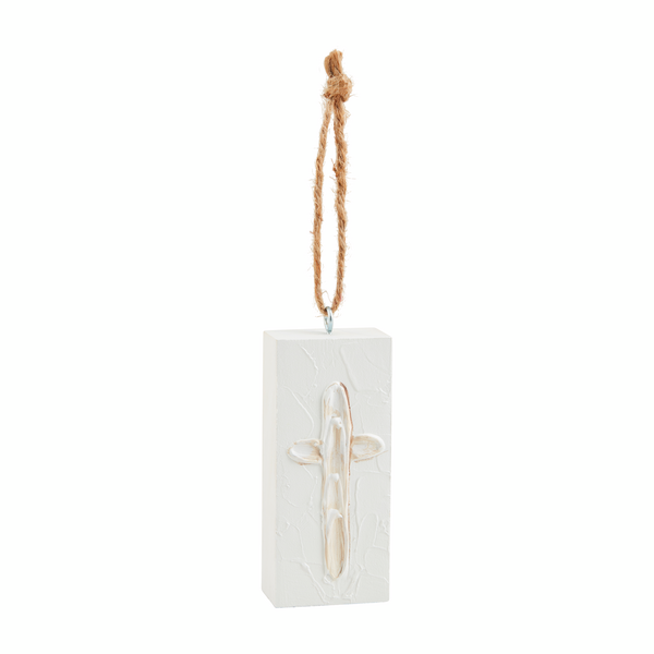 White Christmas Ornament