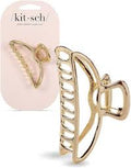 Kitsch One Shape Claw Clip - Gold