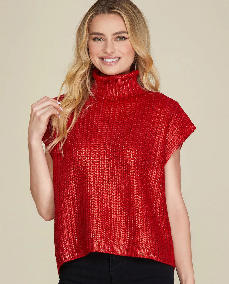 Metallic Foiled Sweater