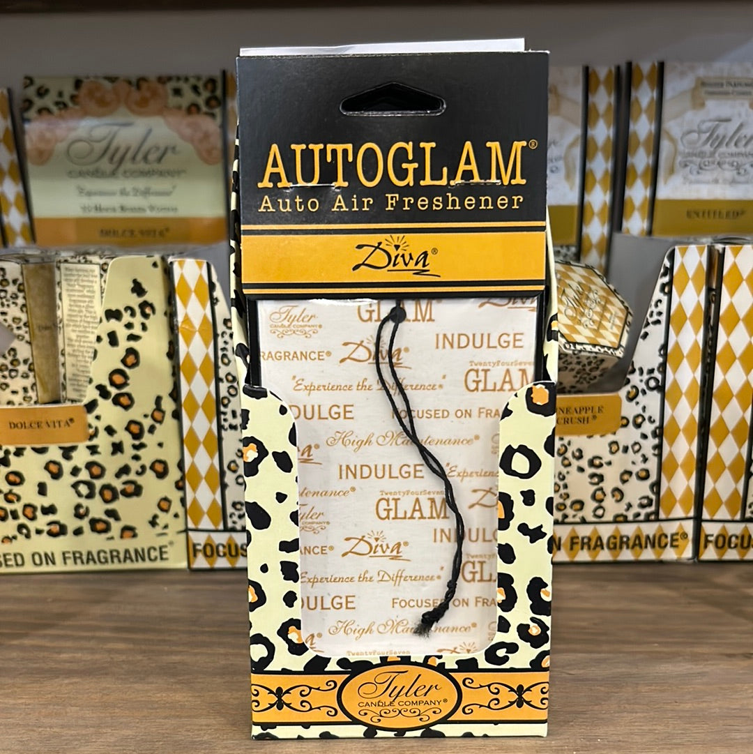 Tyler "Diva" Autoglam auto air freshener.