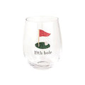 Jeweled Golf Wine Glasses