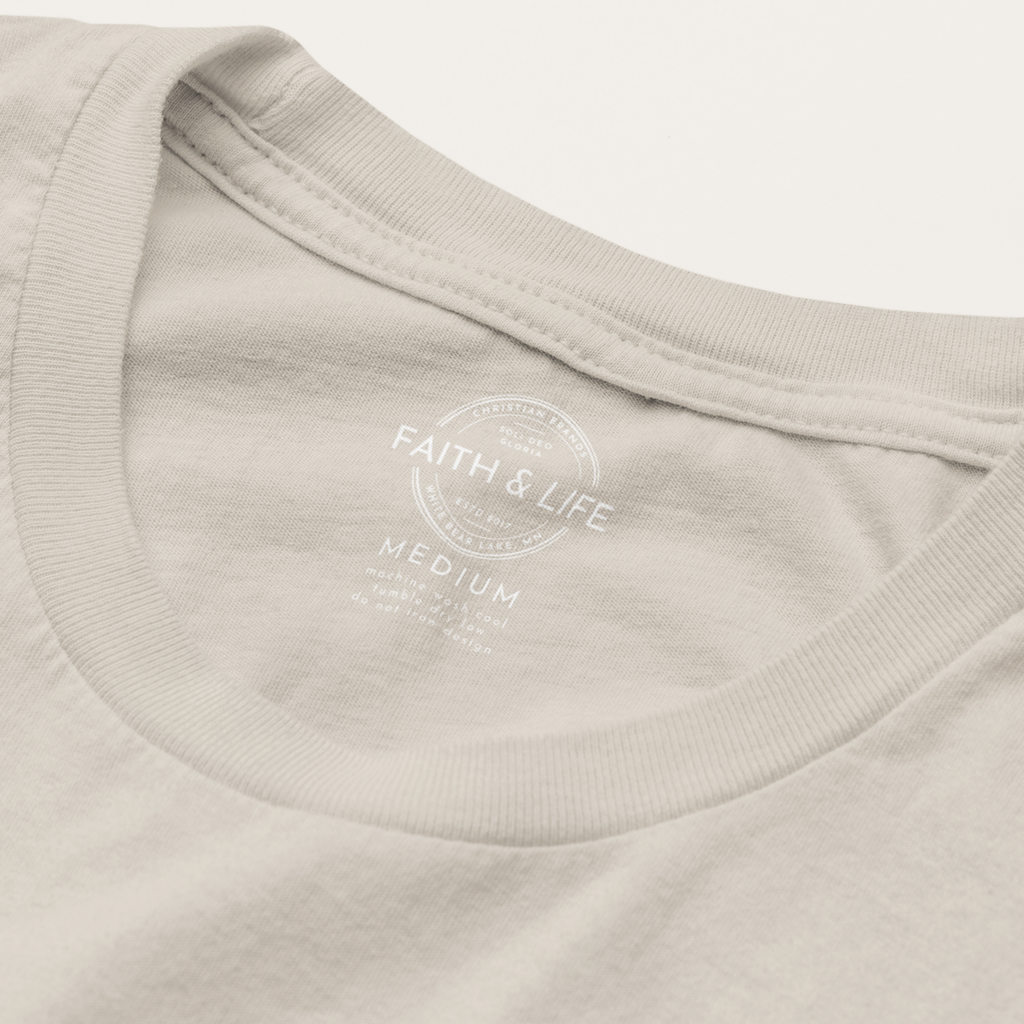Faith & Life Christian Brands - Saved By Grace Easter Spring Women's Christian Bow T-Shirt