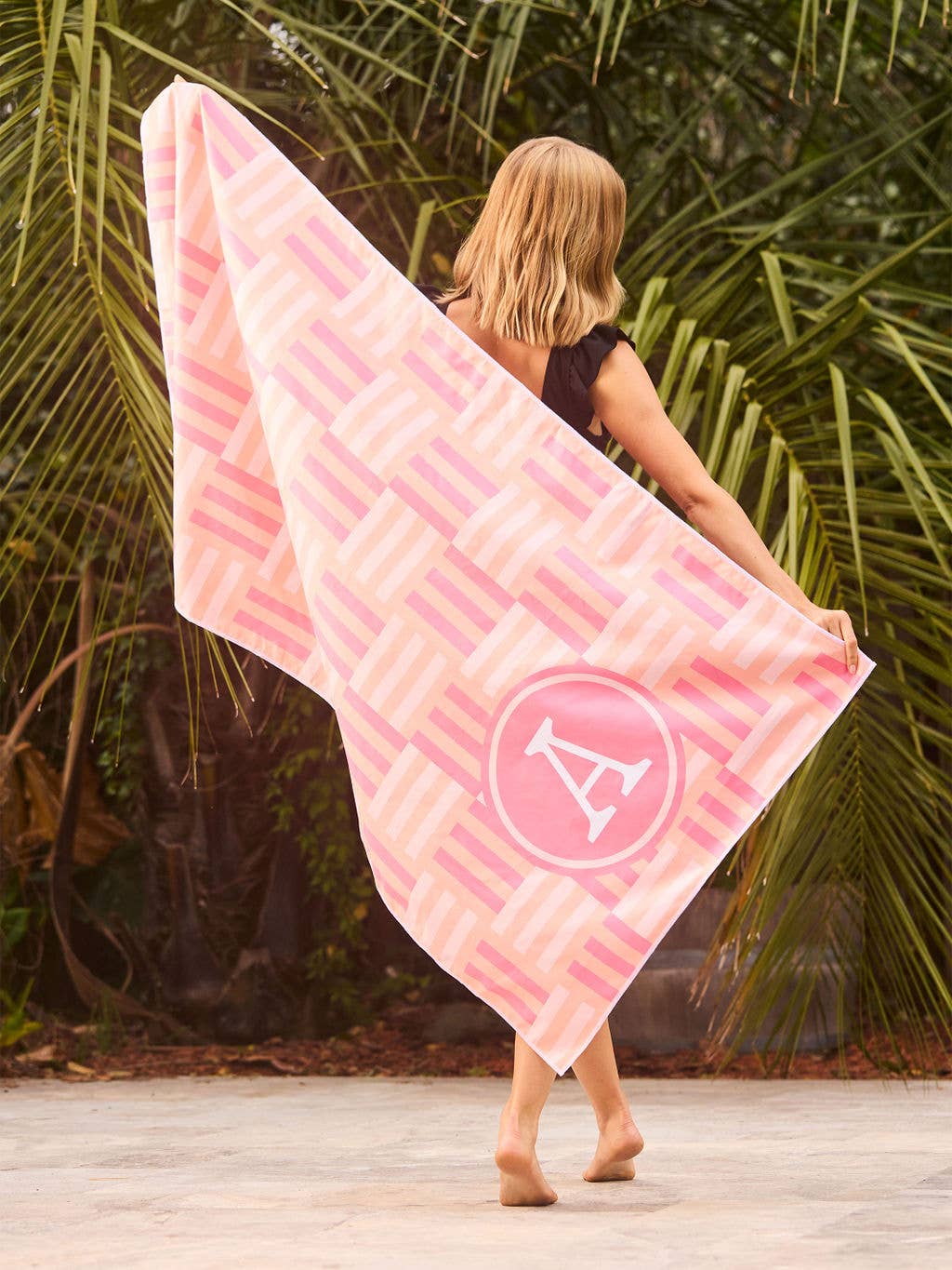 Mary Square - Initial Beach Towels