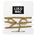 Lulu Mac Gold with Pearl Bow Bracelets