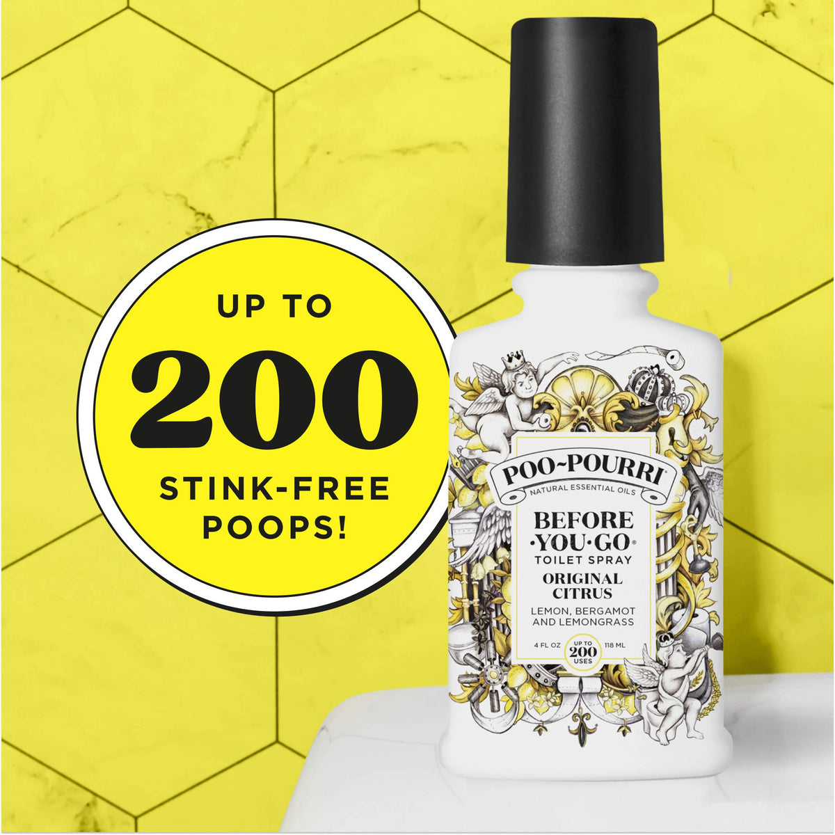 ~Pourri - Poo~Pourri Original Citrus Toilet Spray 4oz.
