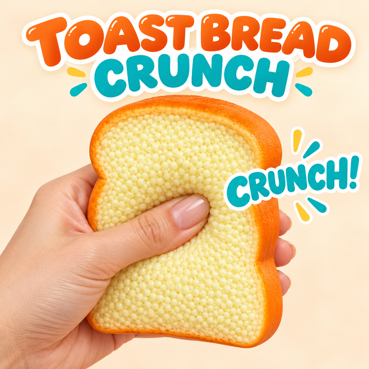GS Wholesale (Formerly Known as Gypsy Soul) - Toast Day “Toast Bread Crunch” ASMR Squishy