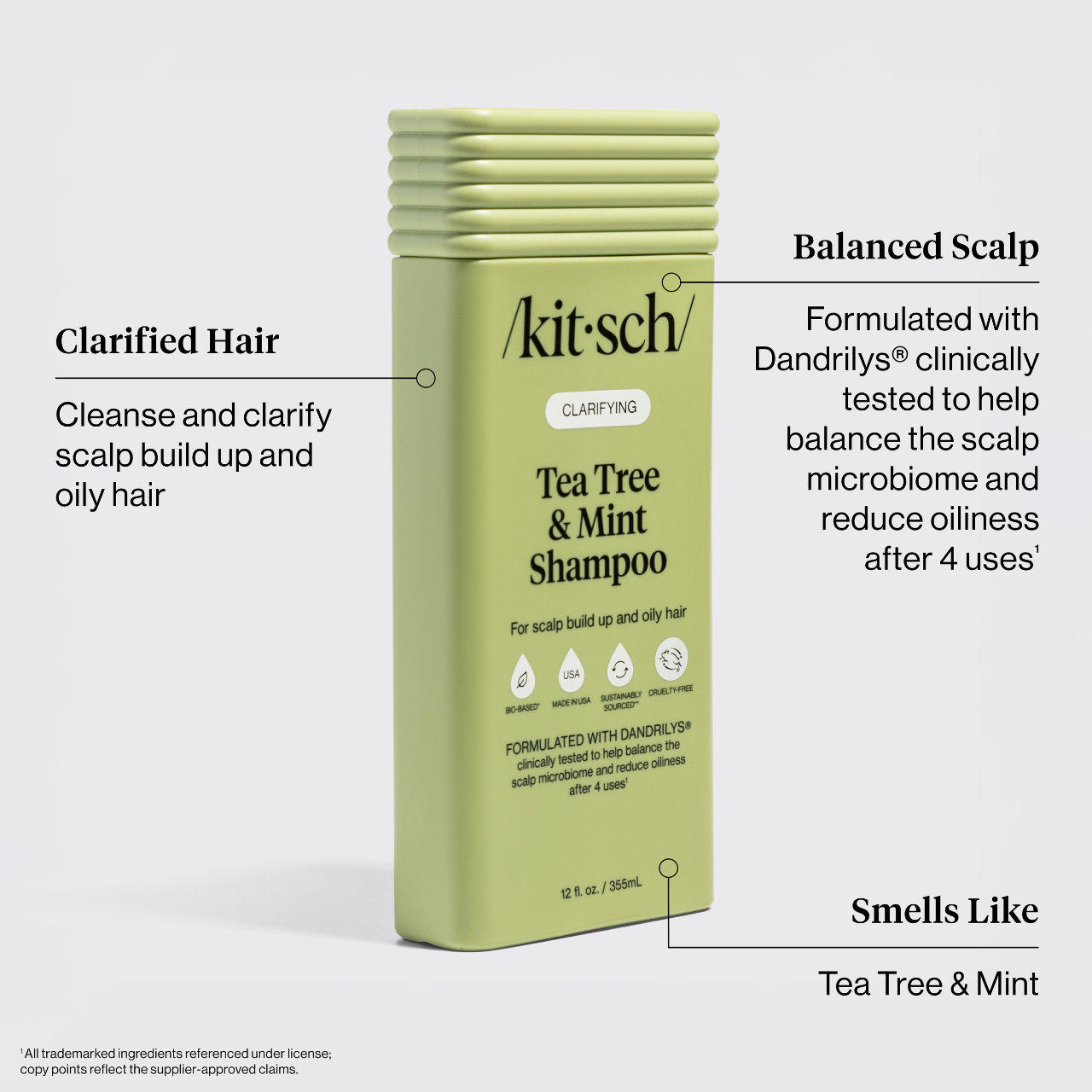 KITSCH - Clarifying Tea Tree & Mint Shampoo & Conditioner Combo
