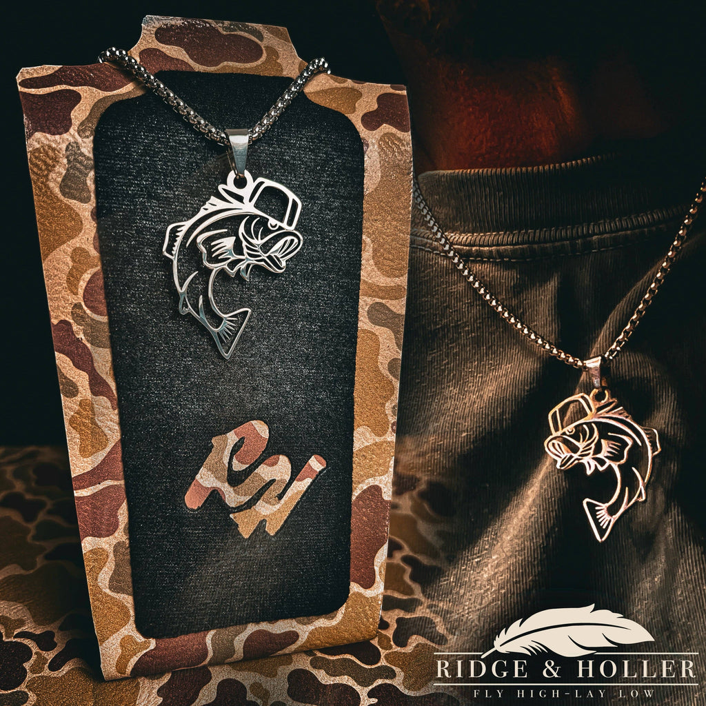 Bass- Stainless Steel Necklace and Pendant