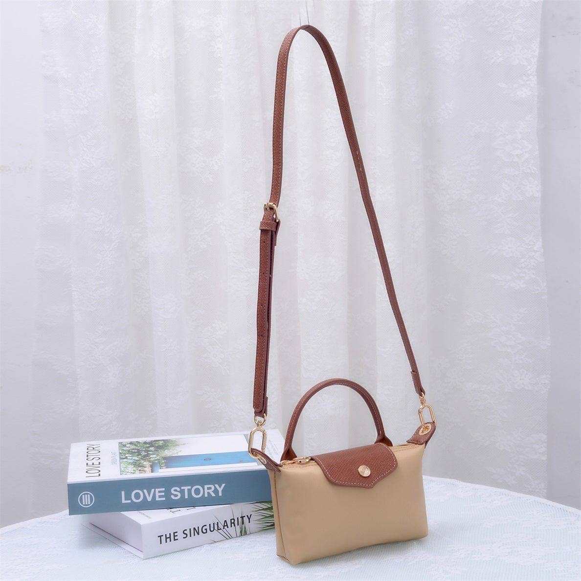 MiMi Wholesale - HM781 Penny Nylon Mini Crossbody Bag