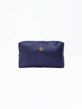 Mary Square - Lets Face it Makeup Bag | Floral Foulard Navy