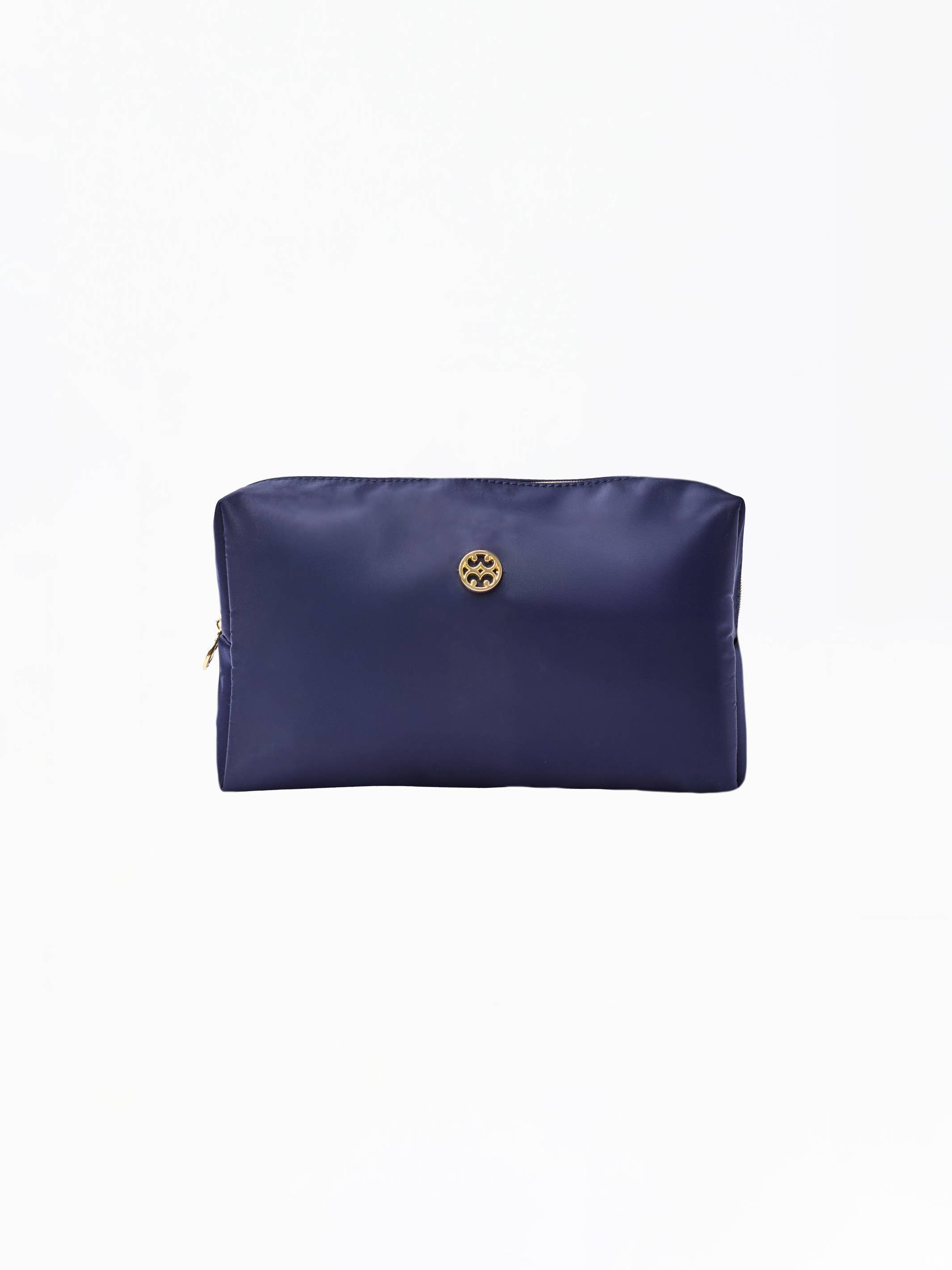 Mary Square - Lets Face it Makeup Bag | Floral Foulard Navy