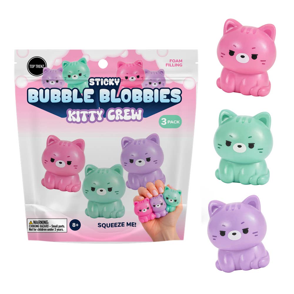 Top Trenz Inc - Sticky Bubble Blobbies Kittens