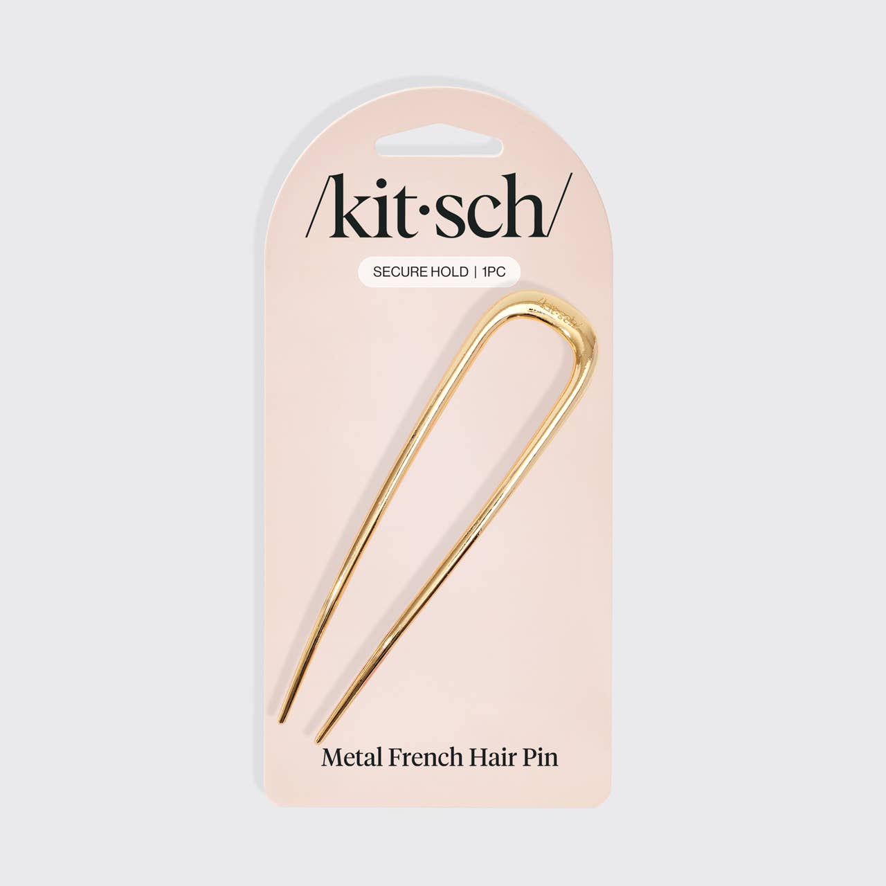 KITSCH - Metal French Hair Pin - Gold