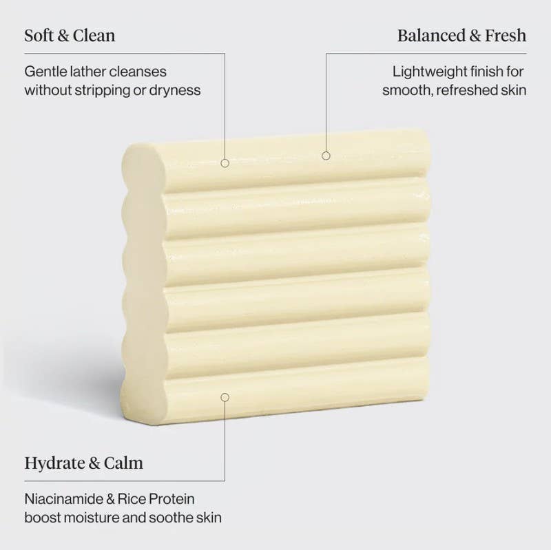 KITSCH - Rice Water Protein Face & Body Wash Bar