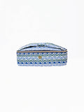 Mary Square - Kiss and Makeup Mini Bag | Floral Foulard Navy