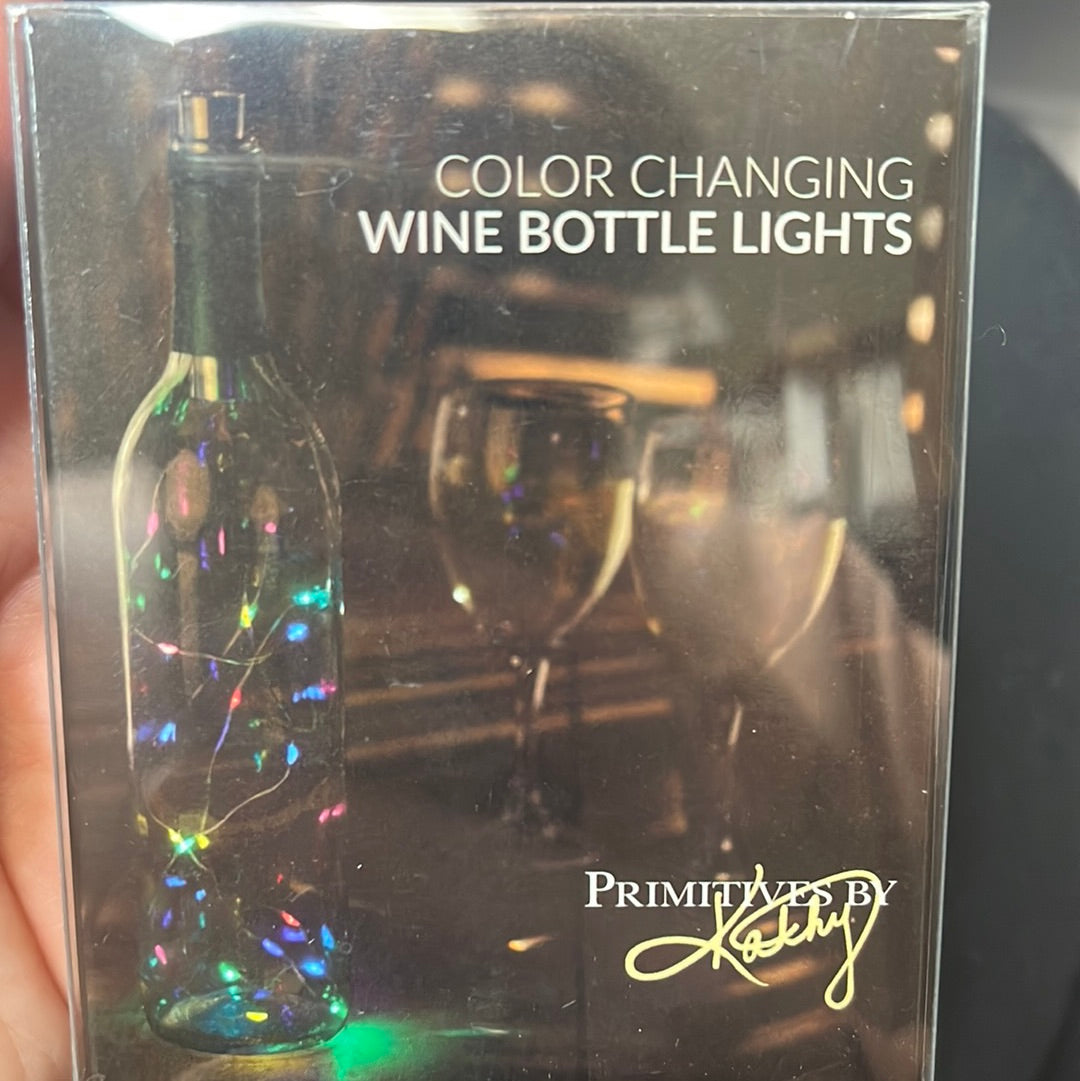 Multicolor Wine Bottle Lights.