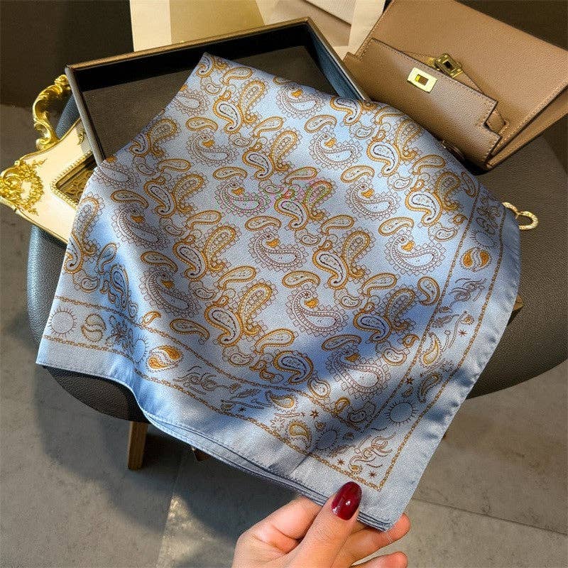 Sheer Trend - Fashion Print Square Scarf