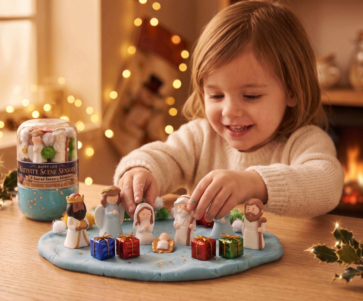Happy Life Magic - "Nativity Scene" DOUBLE Jar