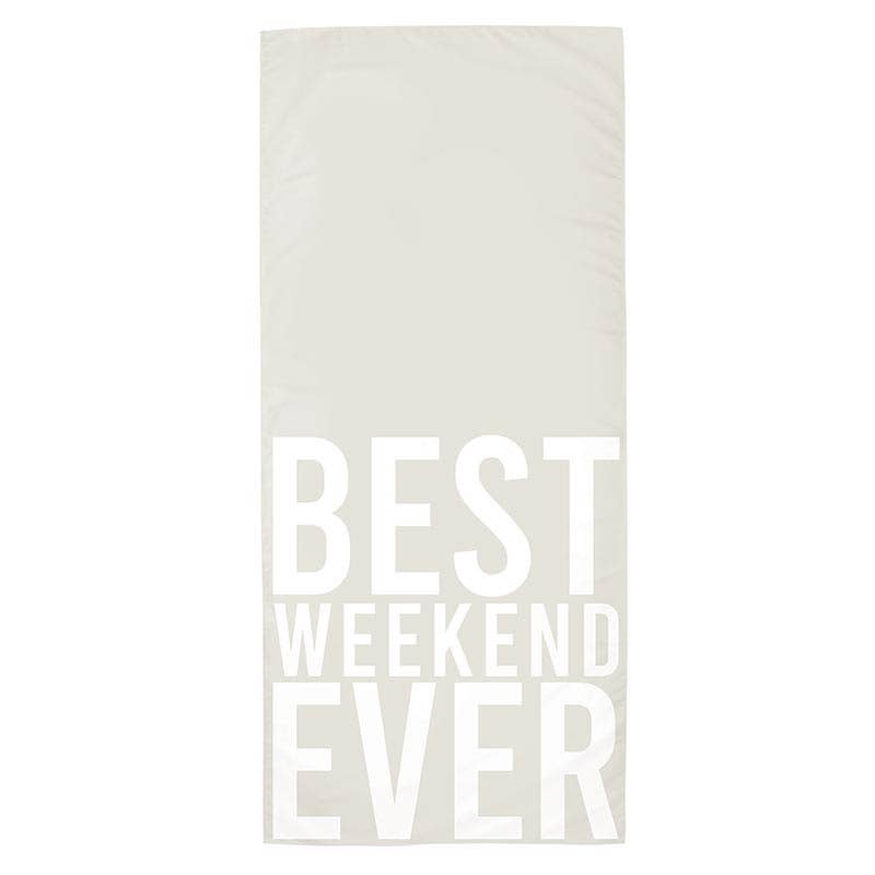 Santa Barbara Design Studio by Creative Brands - Quick Dry Oversized Beach Towel - Best Weekend Ever