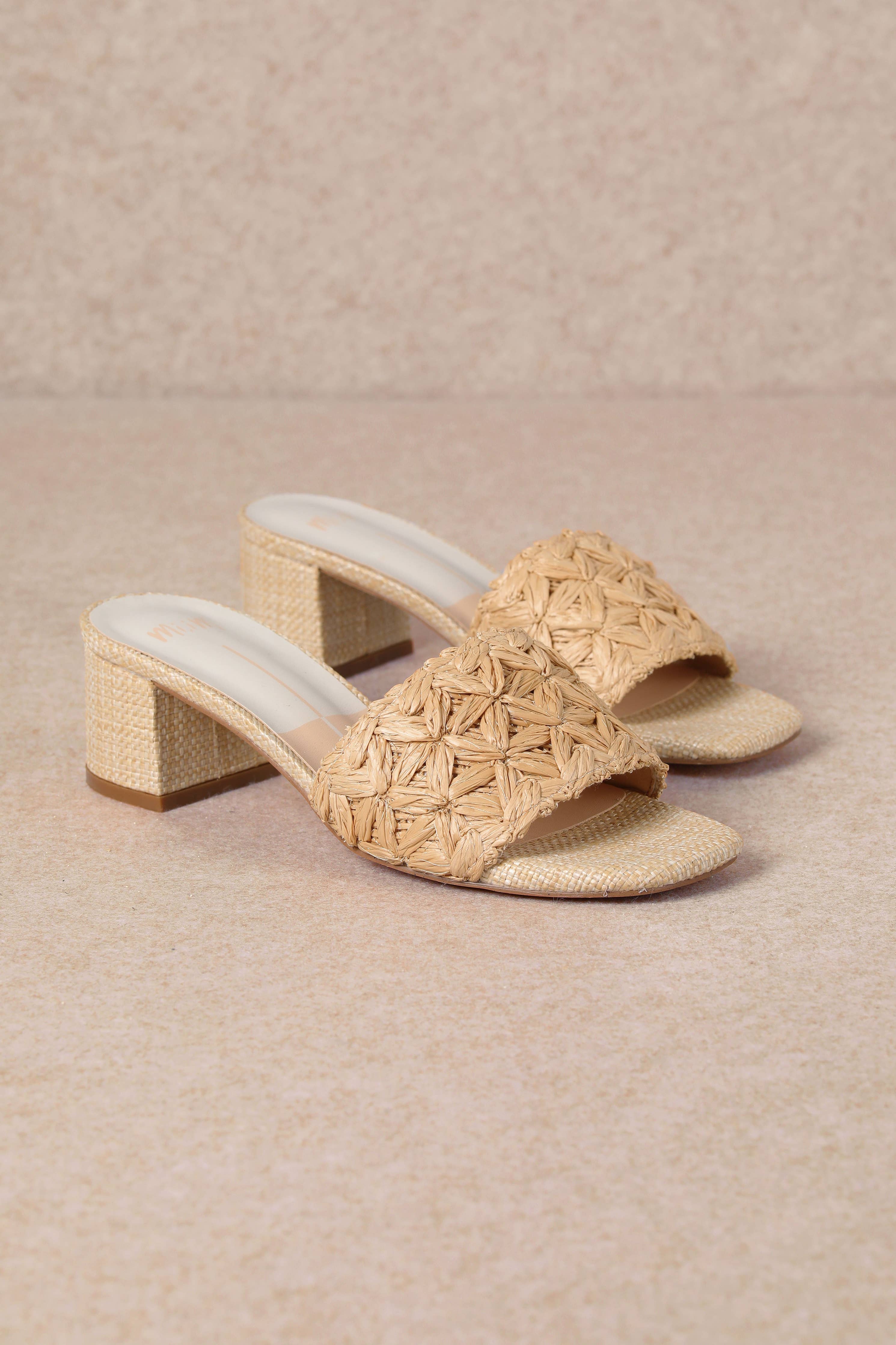 CHIARA Raffia Heel