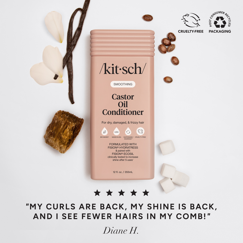 KITSCH - Smoothing Castor Oil Shampoo & Conditioner Combo