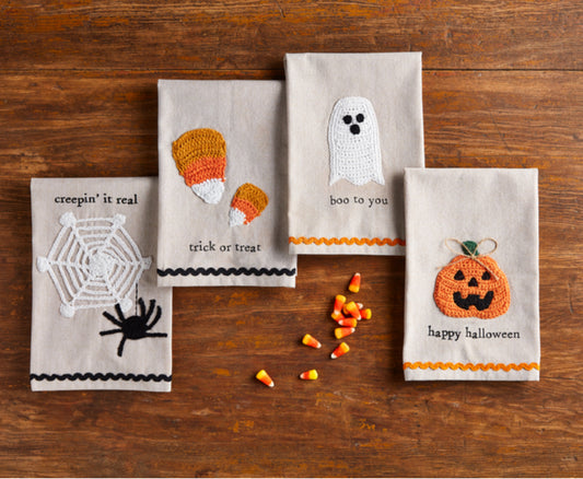 Halloween Crochet Towel