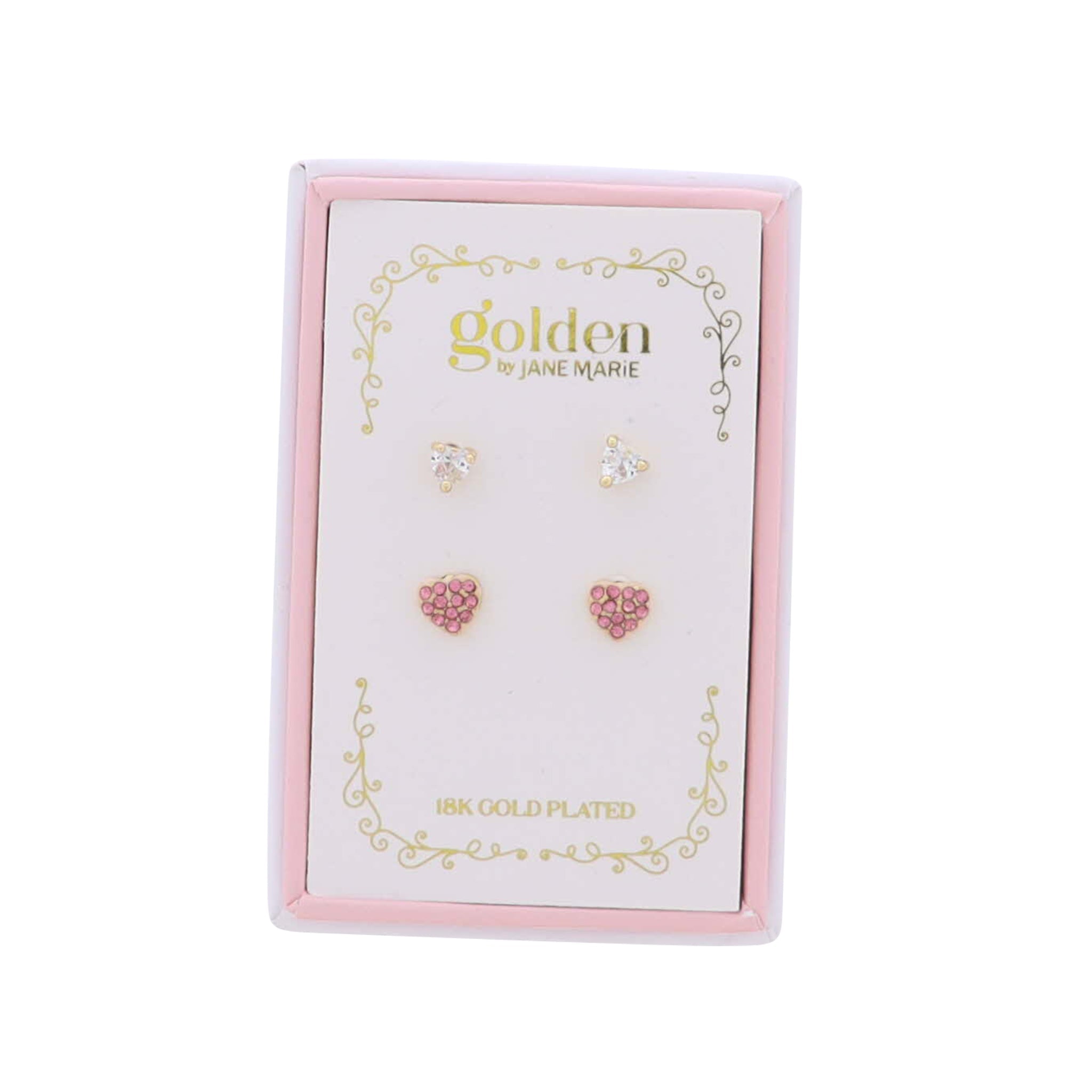 Kid’s Golden Sweetheart Earrings