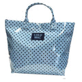 Girlie Girl Originals - LM-BG-1003 TOTE BAG LIGHT BLUE/NAVY DOT