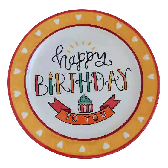 Glory Haus - Happy Birthday Girl Plate