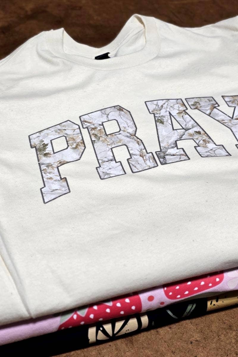 COLORBEAR - Pray Graphic Heavy Cotton Tee