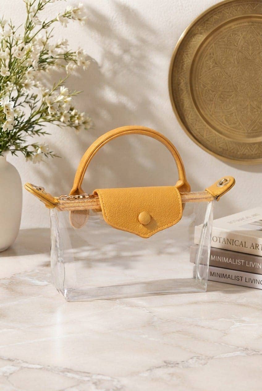 MiMi Wholesale - CB781 Gladys Clear Gameday Mini Crossbody Bag
